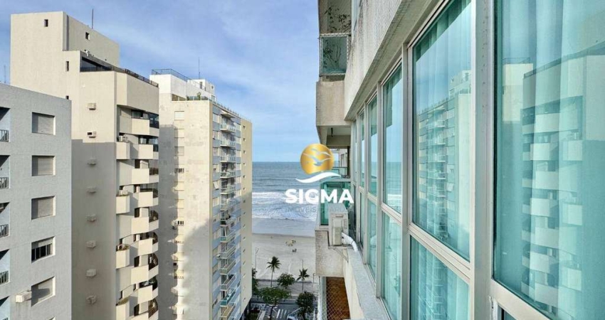 Apartamento com 3 quartos sendo 2 suítes à venda, 100 m² por R$ 850.000 - Pitangueiras - Guarujá/SP.