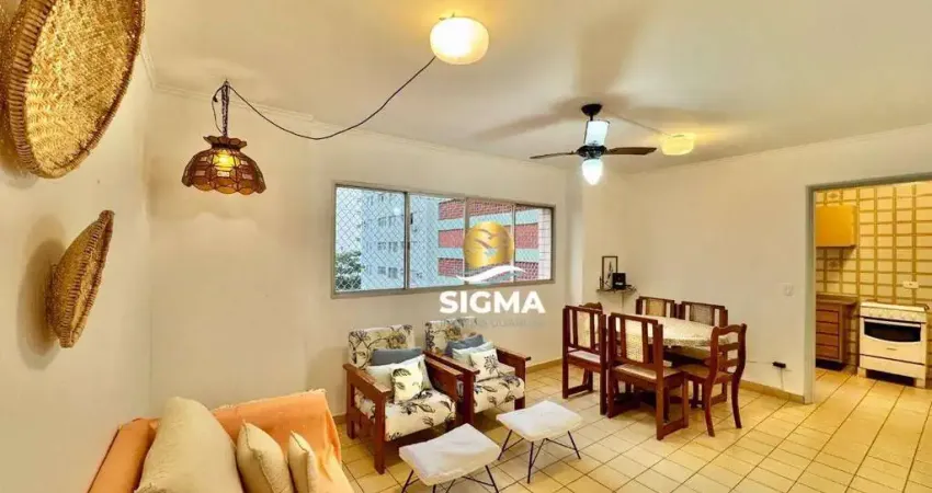 Apartamento com 2 dormitórios à venda, 90 m² por R$ 425.000,00 - Pitangueiras - Guarujá/SP