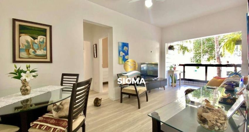 Apartamento com 2 dormitórios sendo 1 suíte à venda, 75 m² por R$ 500.000 - Jardim Astúrias - Guarujá/SP.