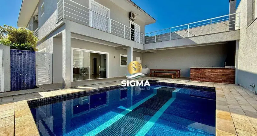 Casa com 4 dormitórios, 320 m² - venda por R$ 1.600.000,00 ou aluguel por R$ 9.850,00/mês - Jardim Albamar - Guarujá/SP
