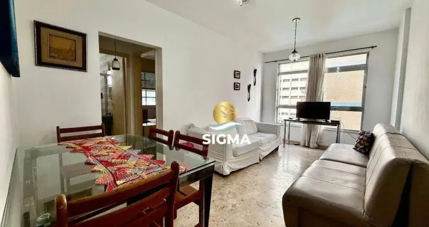 Apartamento com 1 dormitórios à venda, 65 m² por r$ 320.000 - praia das pitangueiras - guarujá/sp