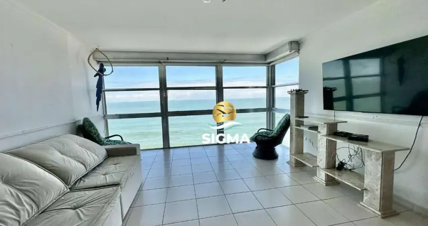 Apartamento com 3 dormitórios sendo 1 suíte à venda, 156 m² por r$ 900.000 - pitangueiras - guarujá/sp.