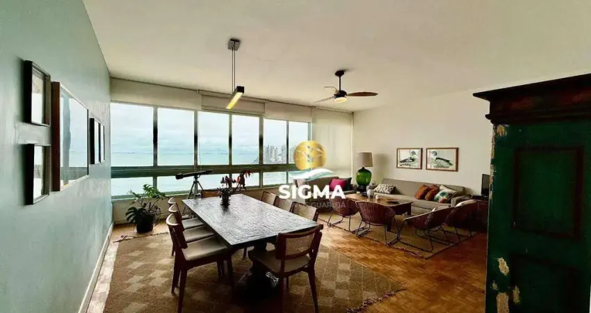 Apartamento com 3 quartos sendo 1 suíte à venda, 186 m² por r$ 1.100.000 - pitangueiras - guarujá/sp.