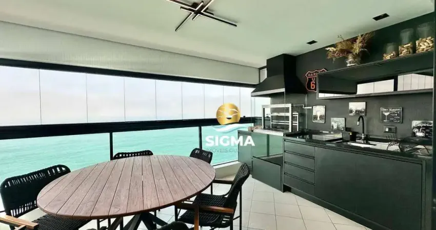 Apartamento com 3 suítes à venda, 184 m² por r$ 1.800.000 - pitangueiras - guarujá/sp.