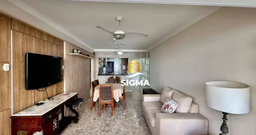 Apartamento com 2 dormitórios sendo 1 suíte à venda, 100 m² por r$ 560.000 - pitangueiras - guarujá/sp