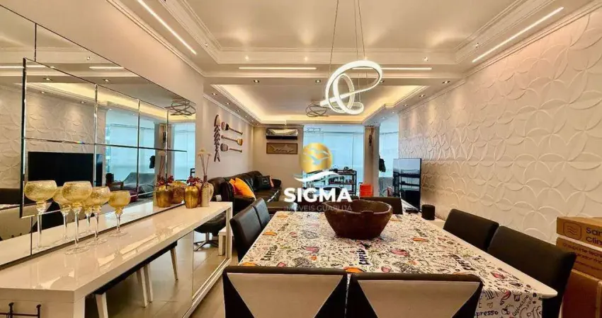 Apartamento com 4 suítes à venda, 167 m² por r$ 890.000 - enseada - guarujá/sp.