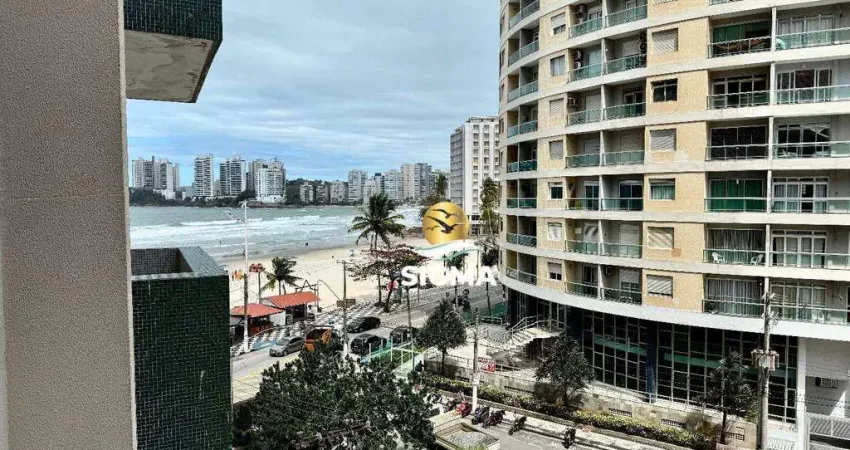 Apartamento com 1 dormitório à venda, 55 m² por r$ 380.000,00 - pitangueiras - guarujá/sp