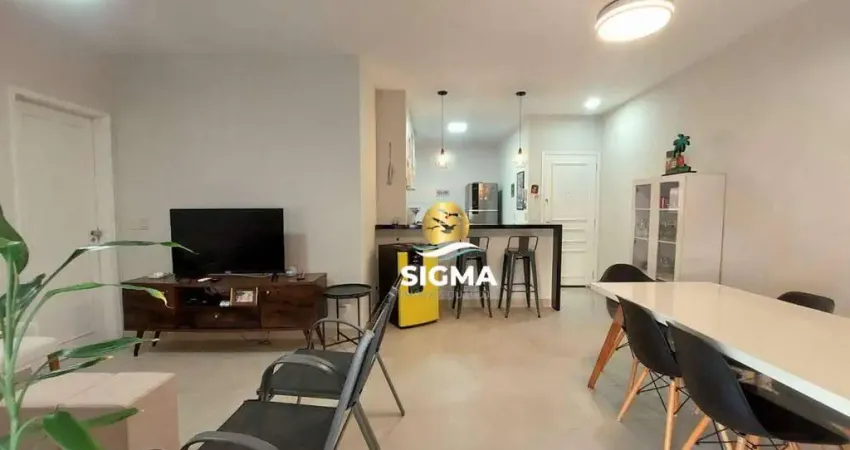 Apartamento com 3 dormitórios (2 suítes) à venda - enseada - guarujá/sp