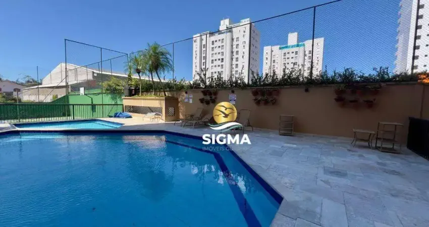 Apartamento com 3 dormitórios sendo 1 suíte à venda, 70 m² por r$ 430.000 - enseada - guarujá/sp