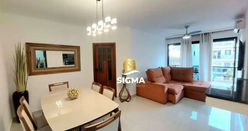 Apartamento com 2 dormitórios (1 suíte) à venda - enseada - guarujá/sp