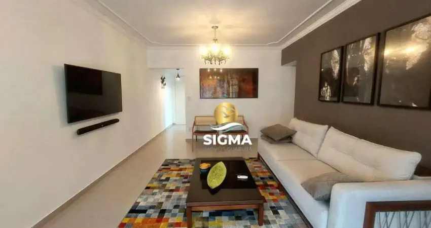 Apartamento com 3 dormitórios à venda, 120 m² por r$ 530.000 - enseada - guarujá/sp.