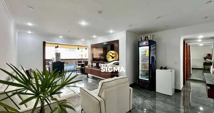 Apartamento com 3 dormitórios à venda, 130 m² por r$ 690.000,00 - enseada - guarujá/sp