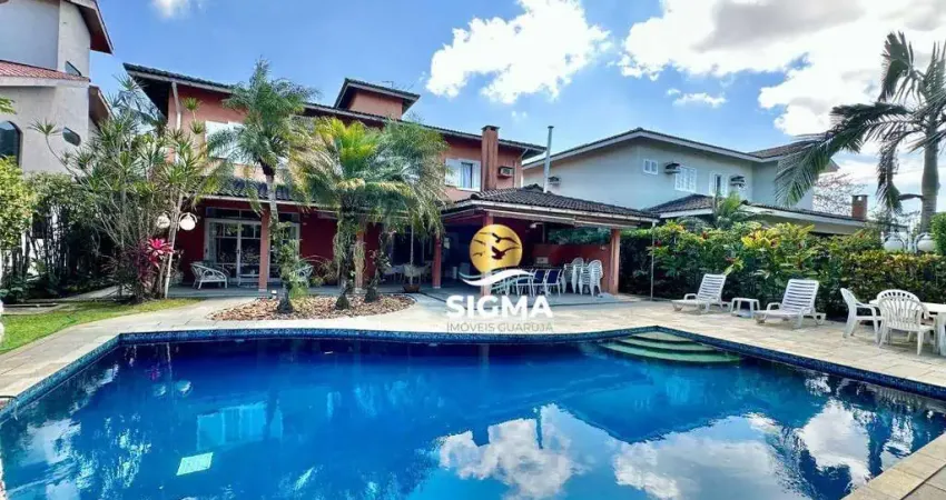 Casa com 4 suítes à venda, 327 m² por r$ 2.150.000 - granville - guarujá/sp.