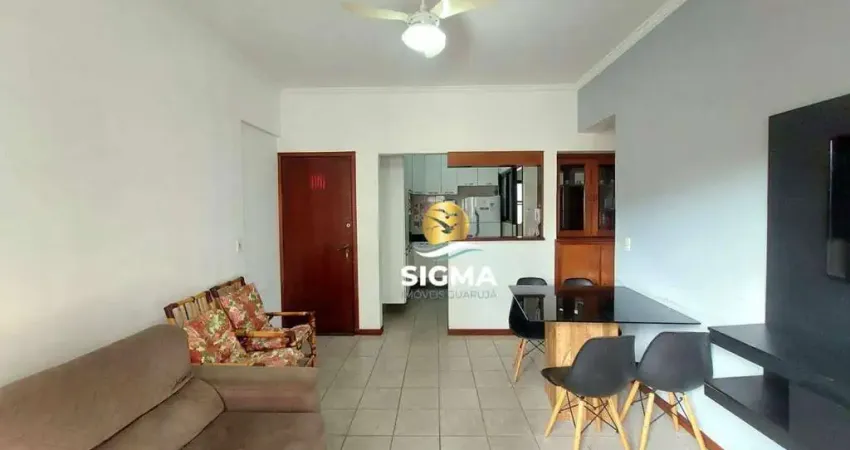 Apartamento com 3 dormitórios (1 suíte), lazer à venda - enseada - guarujá/sp
