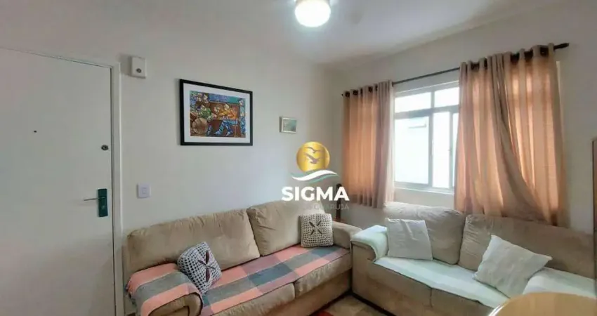 Apartamento com 2 dormitórios à venda, 60 m² por r$ 250.000,00 - enseada - guarujá/sp