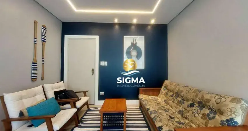 Apartamento com 3 dormitórios à venda, 110 m² por r$ 430.000,00 - enseada - guarujá/sp