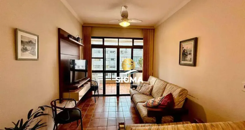 Apartamento com 3 quartos sendo 1 suíte à venda, 96 m² por r$ 480.000 - jardim astúrias - guarujá/sp.