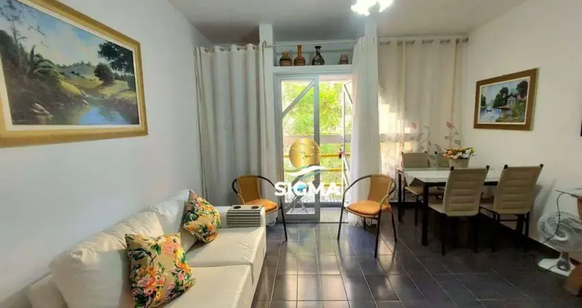 Apartamento com 2 dormitórios ( 1 suíte) à venda - enseada - guarujá/sp