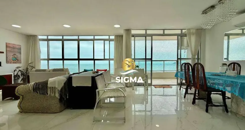 Apartamento com 4 suítes à venda, 162 m² por r$ 1.500.000 - pitangueiras - guarujá/sp.