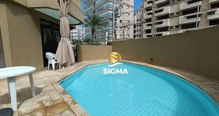 Apartamento com 3 suítes à venda, 136 m² por r$ 530.000 - enseada - guarujá/sp.