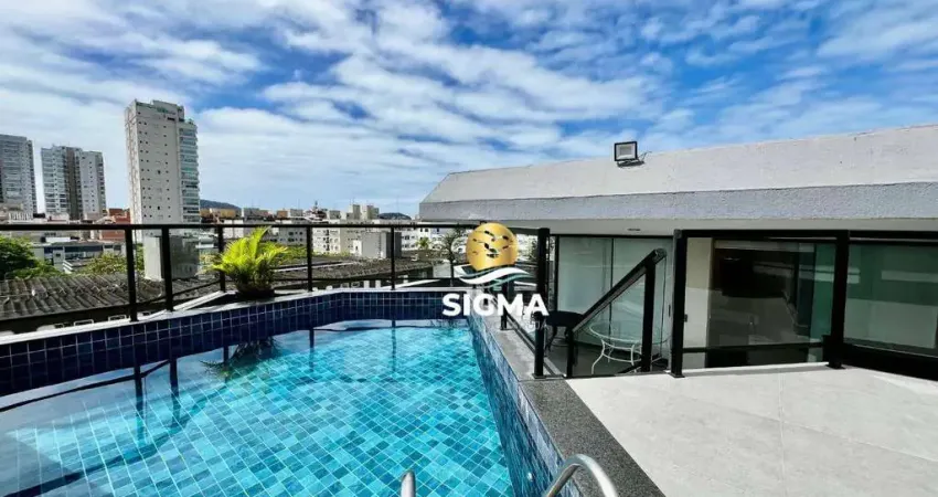 Cobertura com 3 quartos sendo 1 suíte à venda, 256 m² por r$ 1.700.000 - enseada - guarujá/sp.