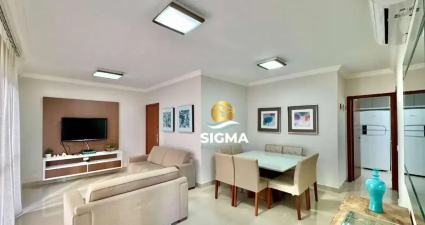 Apartamento com 3 dormitórios sendo 1 suíte à venda, 110 m² por r$ 720.000 - pitangueiras - guarujá/sp