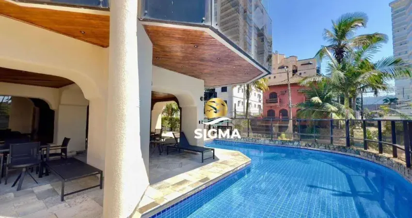 Apartamento com 3 dormitórios sendo 1 suíte à venda, 270 m² por r$ 900.000 - enseada - guarujá/sp.
