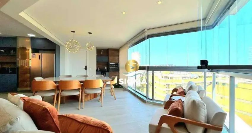 Apartamento com 3 dormitórios (1 suíte), lazer, 2 vagas, à venda - enseada - guarujá/sp