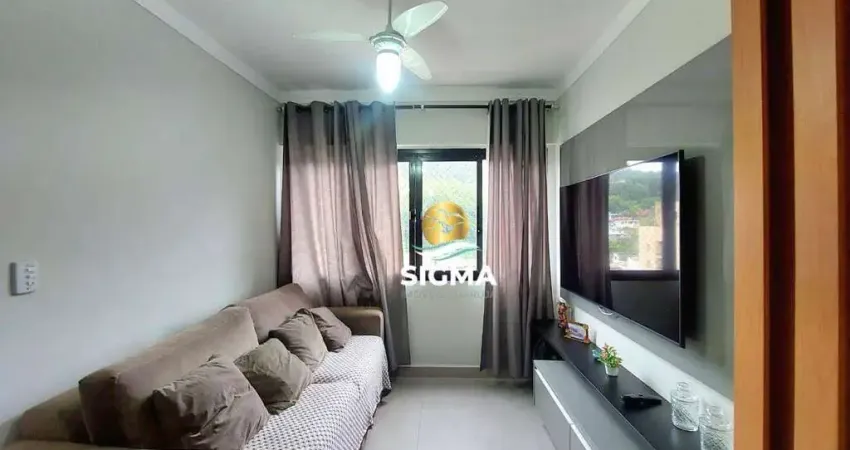 Apartamento com 2 dormitórios (1 suíte), lazer, 1 vaga, à venda - enseada - guarujá/sp.
