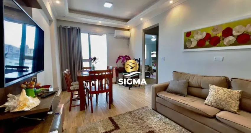 Apartamento com 2 dormitórios à venda, 70 m² por r$ 350.000 - enseada - guarujá/sp.