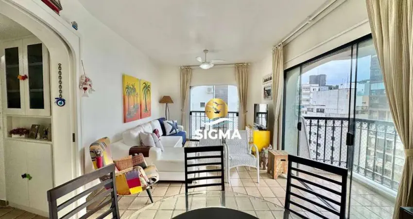 Apartamento com 3 dormitórios à venda, 87 m² por r$ 487.000,00 - pitangueiras - guarujá/sp