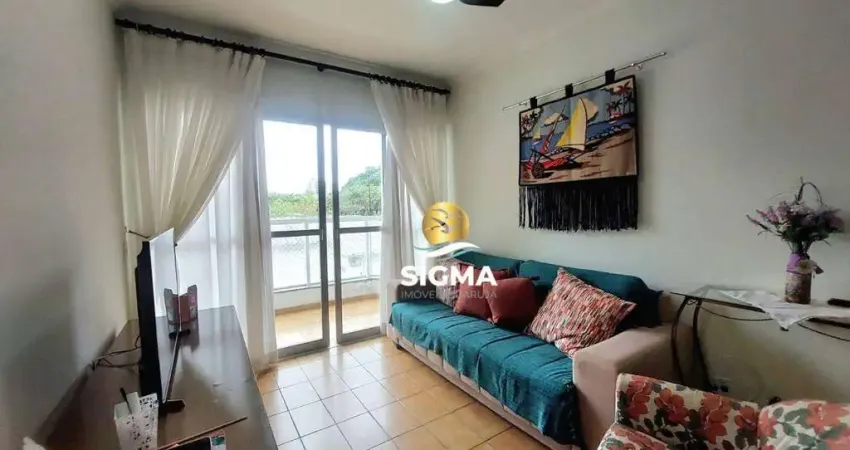 Apartamento com 3 dormitórios (1 suíte), lazer, 1 vaga à venda, enseada - guarujá/sp.