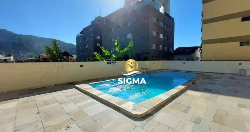 Apartamento com 1 dormitório (1 suíte), lazer, à venda, 66 m² por r$ 265.000 - enseada - guarujá/sp