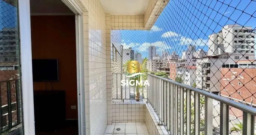 Apartamento com 2 dormitórios sendo 1 suíte  à venda, 70 m² por r$ 320.000 - astúrias - guarujá/sp.