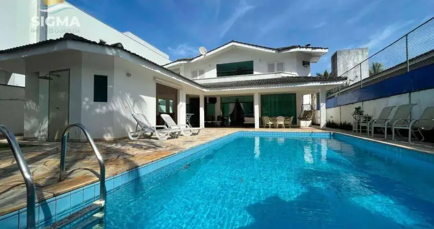 Casa com 4 dormitórios à venda, 345 m² por r$ 2.350.000 - jardim acapulco - guarujá/sp.