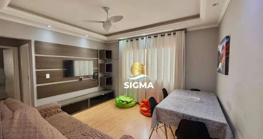 Apartamento com 2 quartos sendo 1 suíte à venda, 65 m² por R$ 380.000 - Jardim Astúrias - Guarujá/SP.