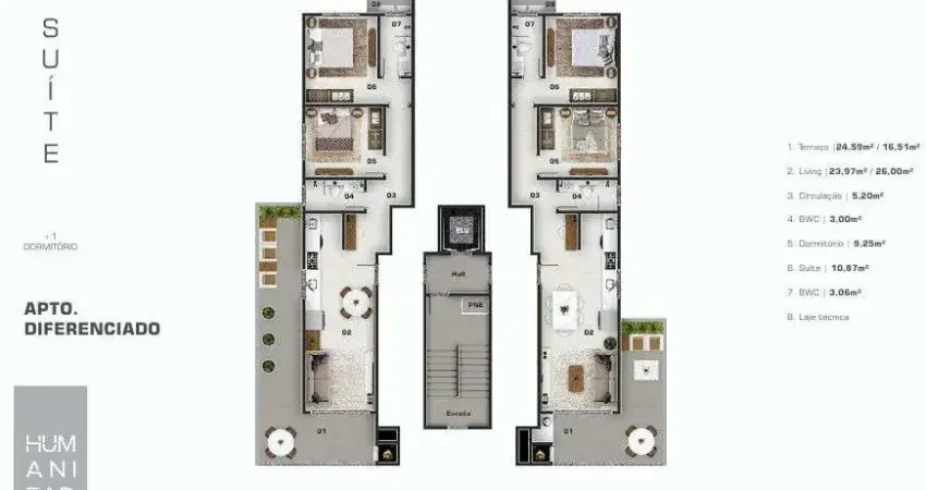 Apartamento com 3 quartos à venda na Rua José Eugênio Muller, 234, Meia Praia, Navegantes