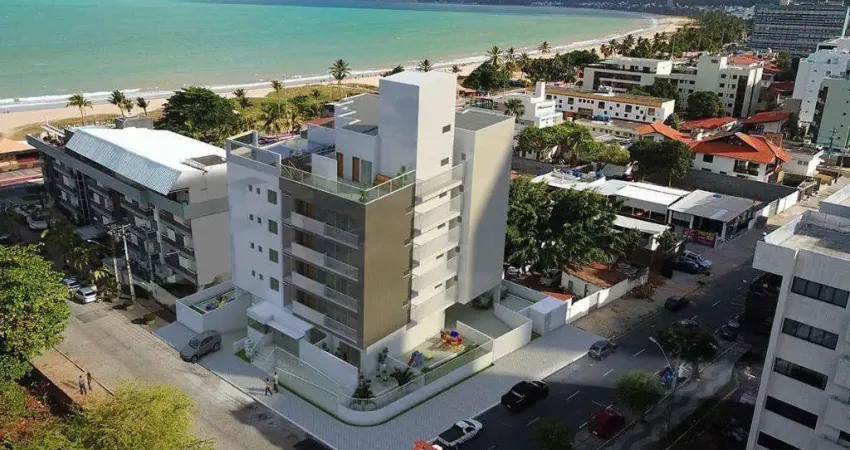 Apartamento à venda em joão pessoa, cabo branco, com 2 quartos, 70,66m²