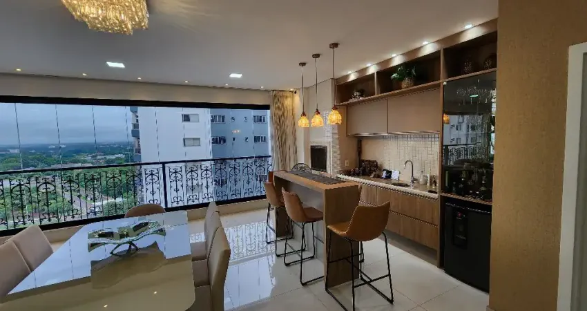 Apartamento com 3 suítes, planejados e ar, no jd das américas