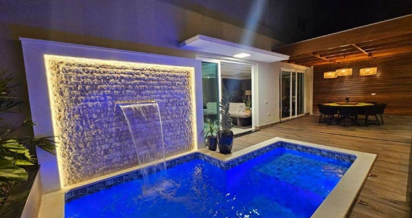 Casa à Venda no Condomínio Terras di Siena em Santa Bárbara d'Oeste com 3 quartos (3 suítes) e 6 vagas de garagem