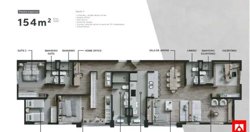 Apartamento à venda com 3 quartos (2 suítes) e 4 vagas no vitra residence de santa bárbara d’oeste