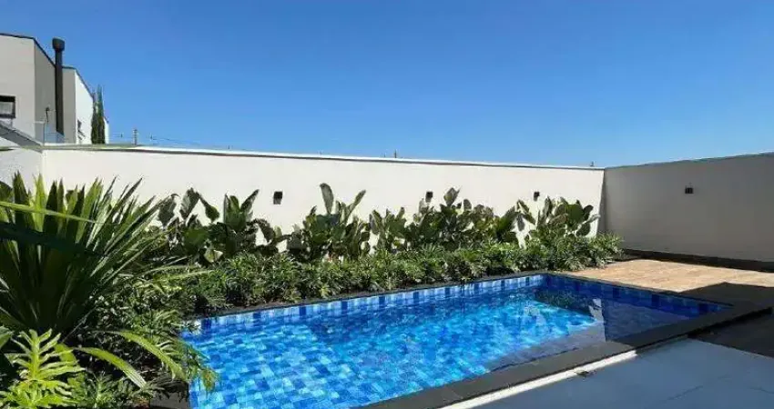 Casa térrea de alto padrão à venda no Residencial Jardim Firenze em Santa Bárbara d'Oeste com 3 quartos (3 suítes) e 4 vagas de garagem