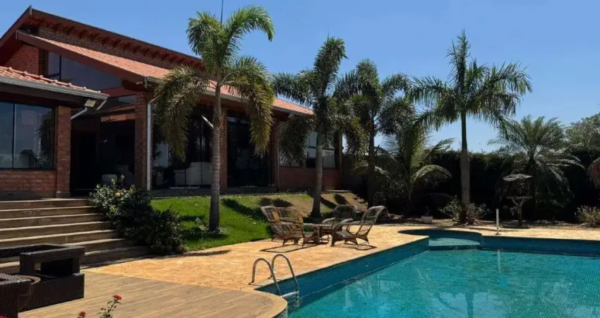 Chácara à venda no condomínio são roque 2 em limeira com 5 quartos (4 suítes) e 8 vagas de garagem