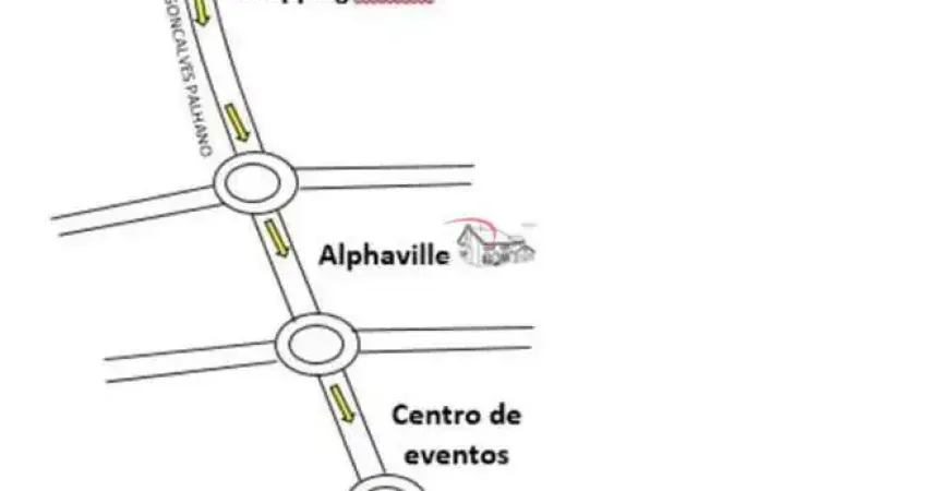 Terreno à venda com 2.650m²  - Gleba Fazenda Palhano, Londrina, PR
