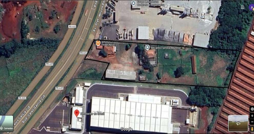 Terreno à venda com 21.200m² de área total -  Marginal da Pr 445 - Londrina, PR