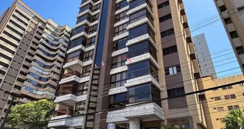 Ed. golden gate - apartamento à venda com 3 suítes, 2 vagas, 157,63m² -  centro, londrina, pr