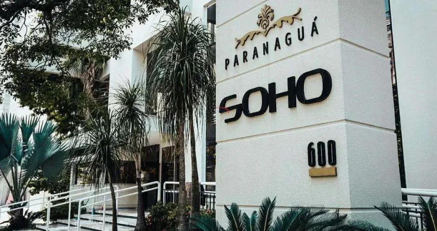 Ed. paranaguá soho - apartamento para venda com 1 suíte, 1 vaga de garagem -  centro, londrina, pr