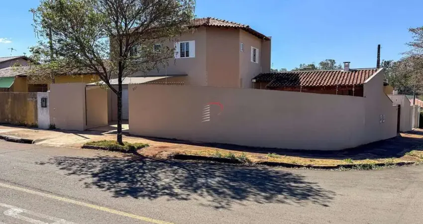 Casa para locação com 3 dormitórios (1 suíte),  2 vagas, 109m² - jardim guararapes, londrina, pr