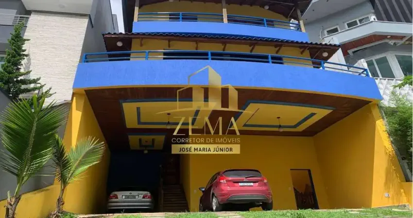 Sobrado em condominio  aruã 420m2 de construção, 03 suites, lareira, 10 vgs