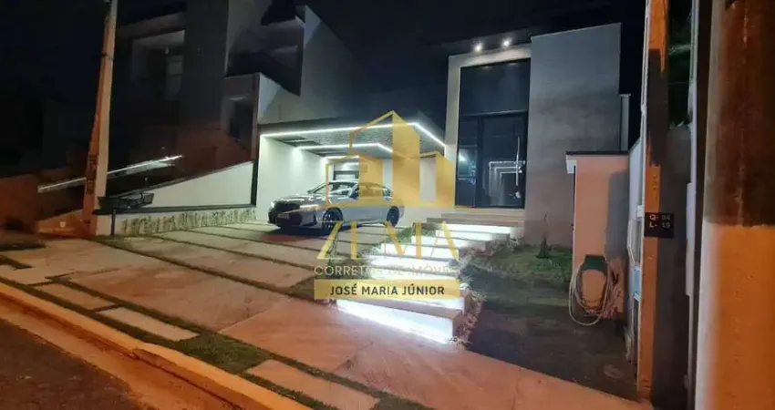 Casa térrea em condomínio, 290m2, mobiliada, 03 suites, piscina, gourmet